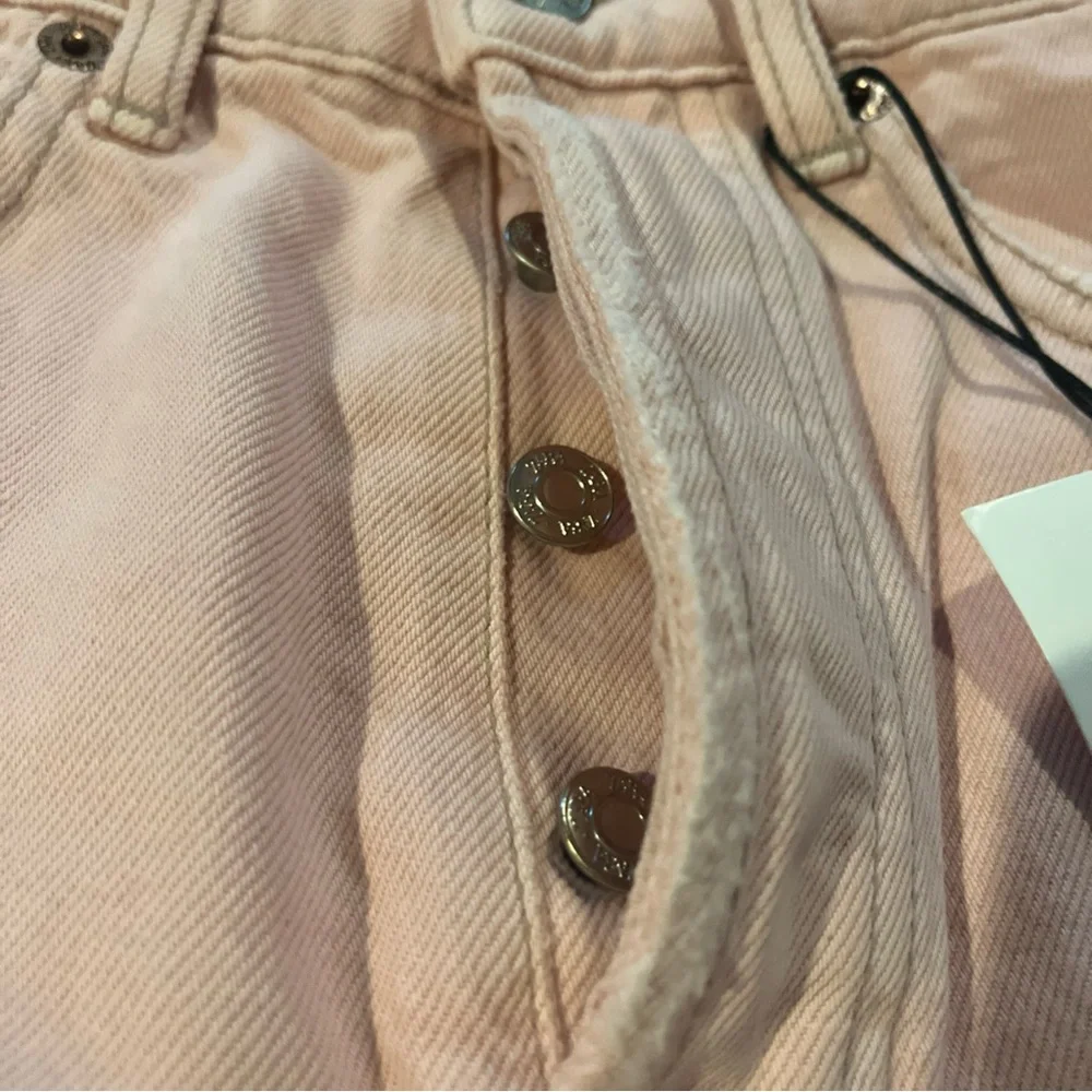 ZARA HIGH RISE DENIM SHORTS
PINK - Picture 7 of 10